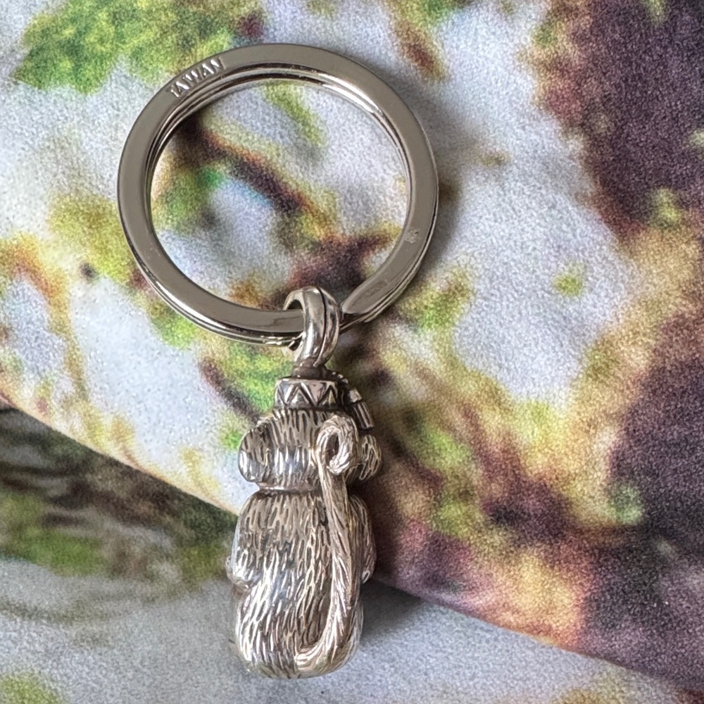Brighton Silver Monkey Key Holder - image 3